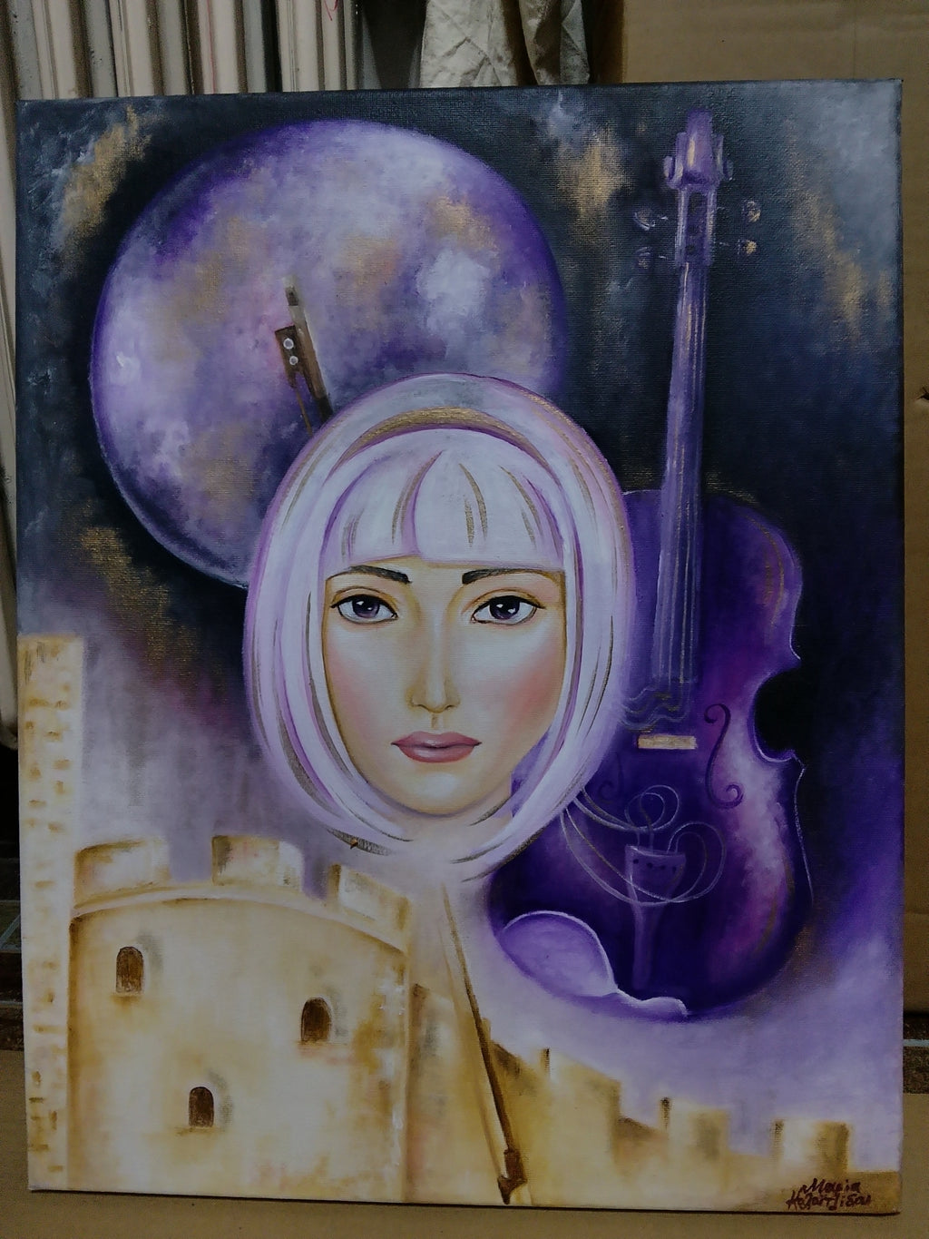 Handmade  Oil Painting Wall Art Thessaloniki