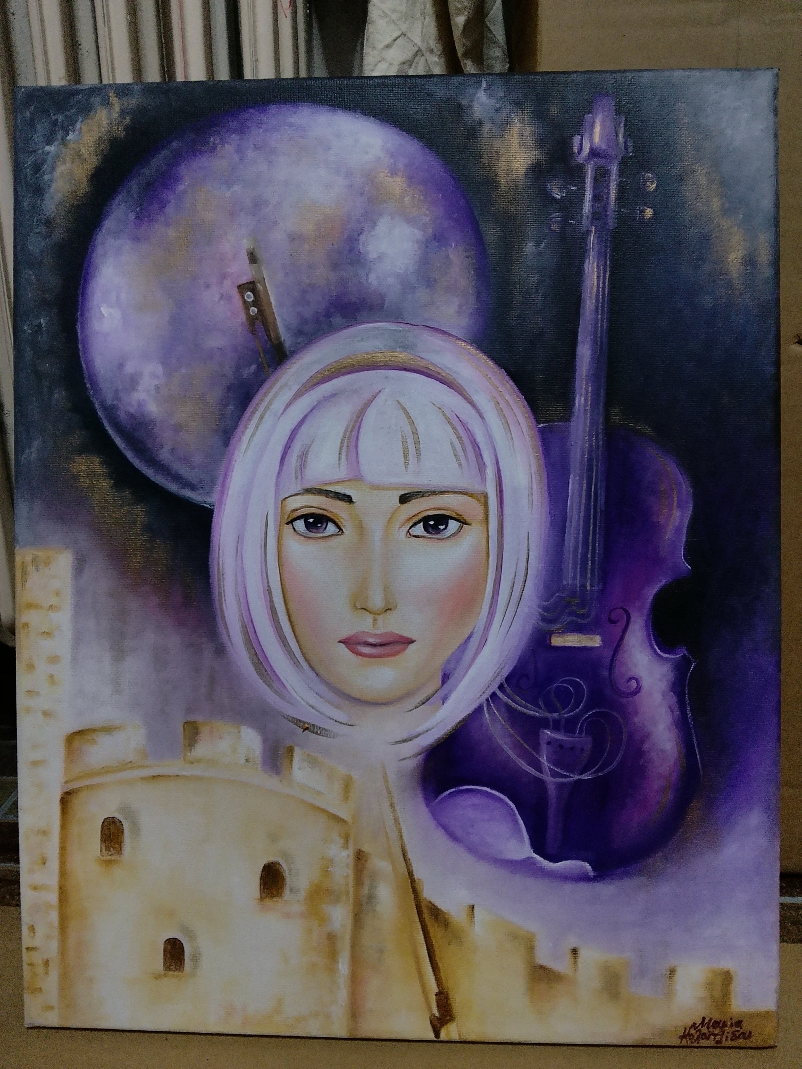 Handmade  Oil Painting Wall Art Thessaloniki