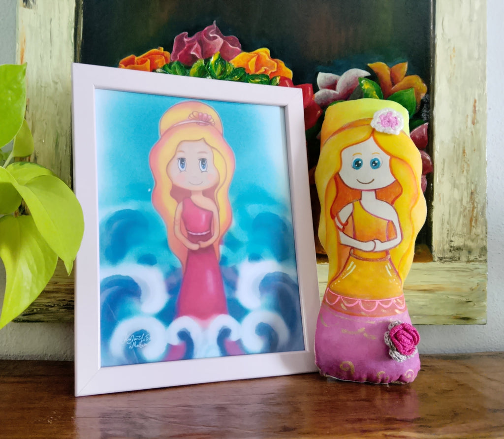 Print Wall Art And Pillow Aphrodite