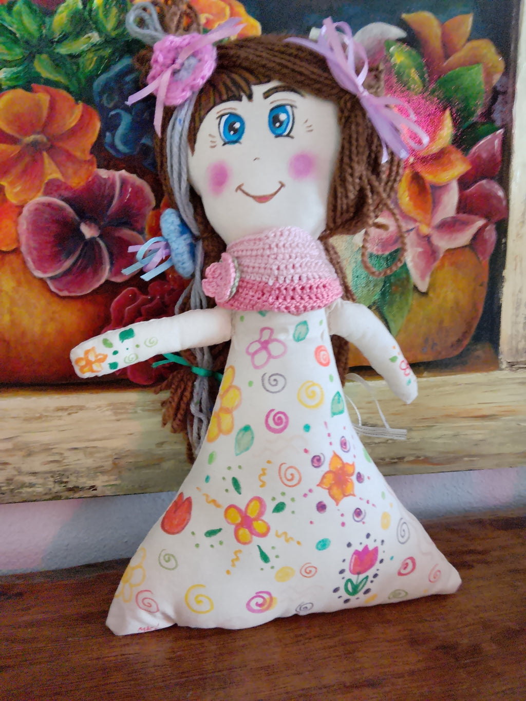 Handmade Cloth Doll Pandora