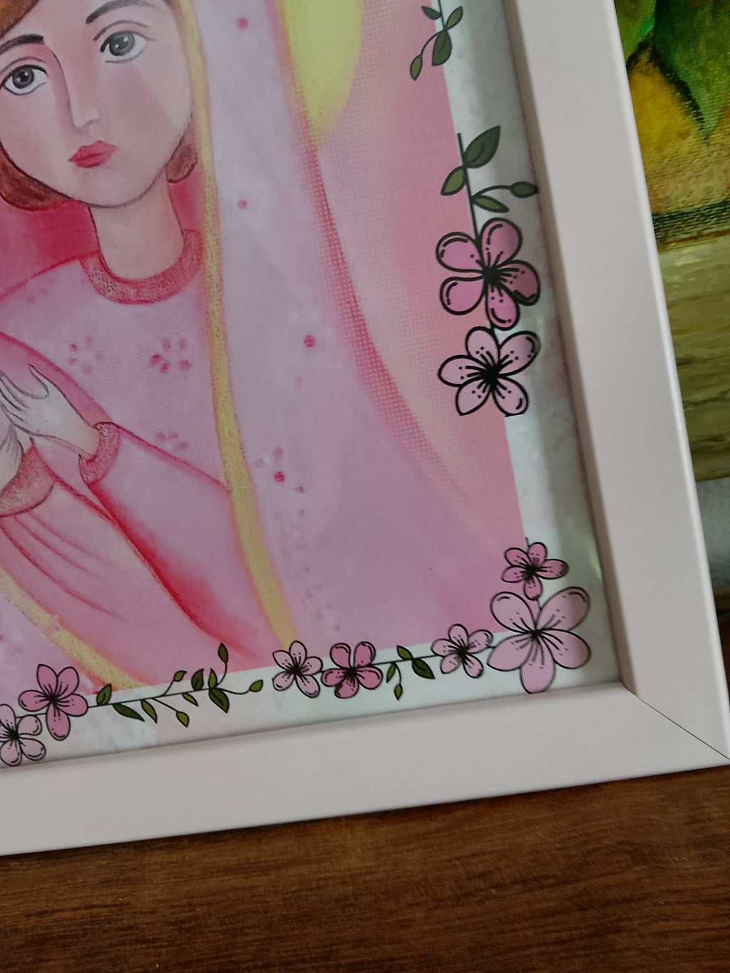 Digital Art In Frame Mother Mary
