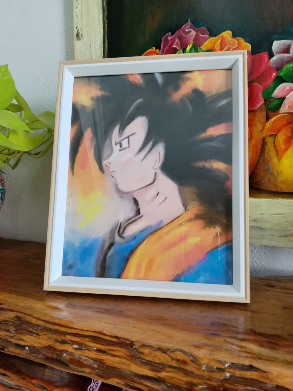 Digital Art In Frame Goku Black