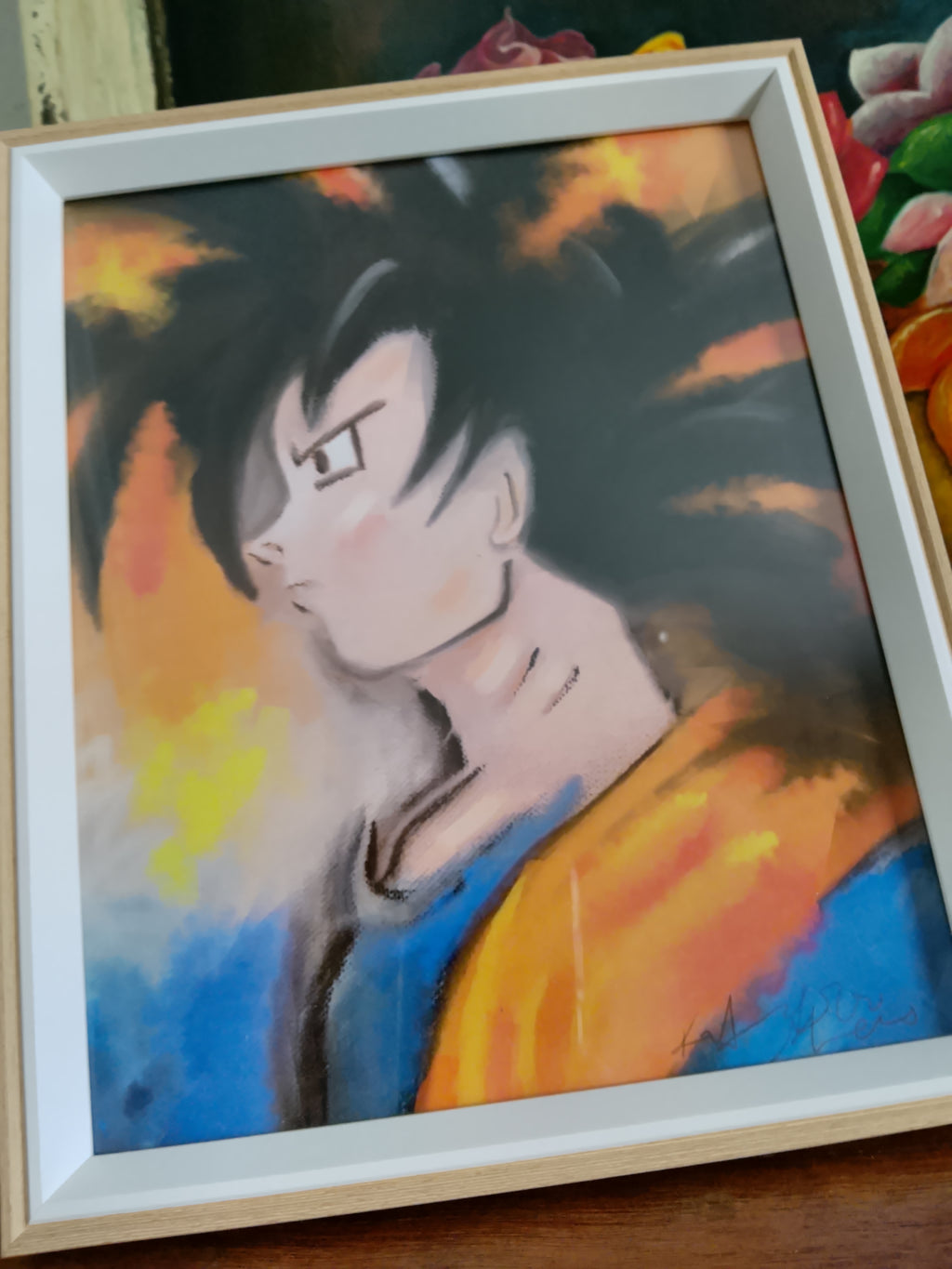 Digital Art In Frame Goku Black