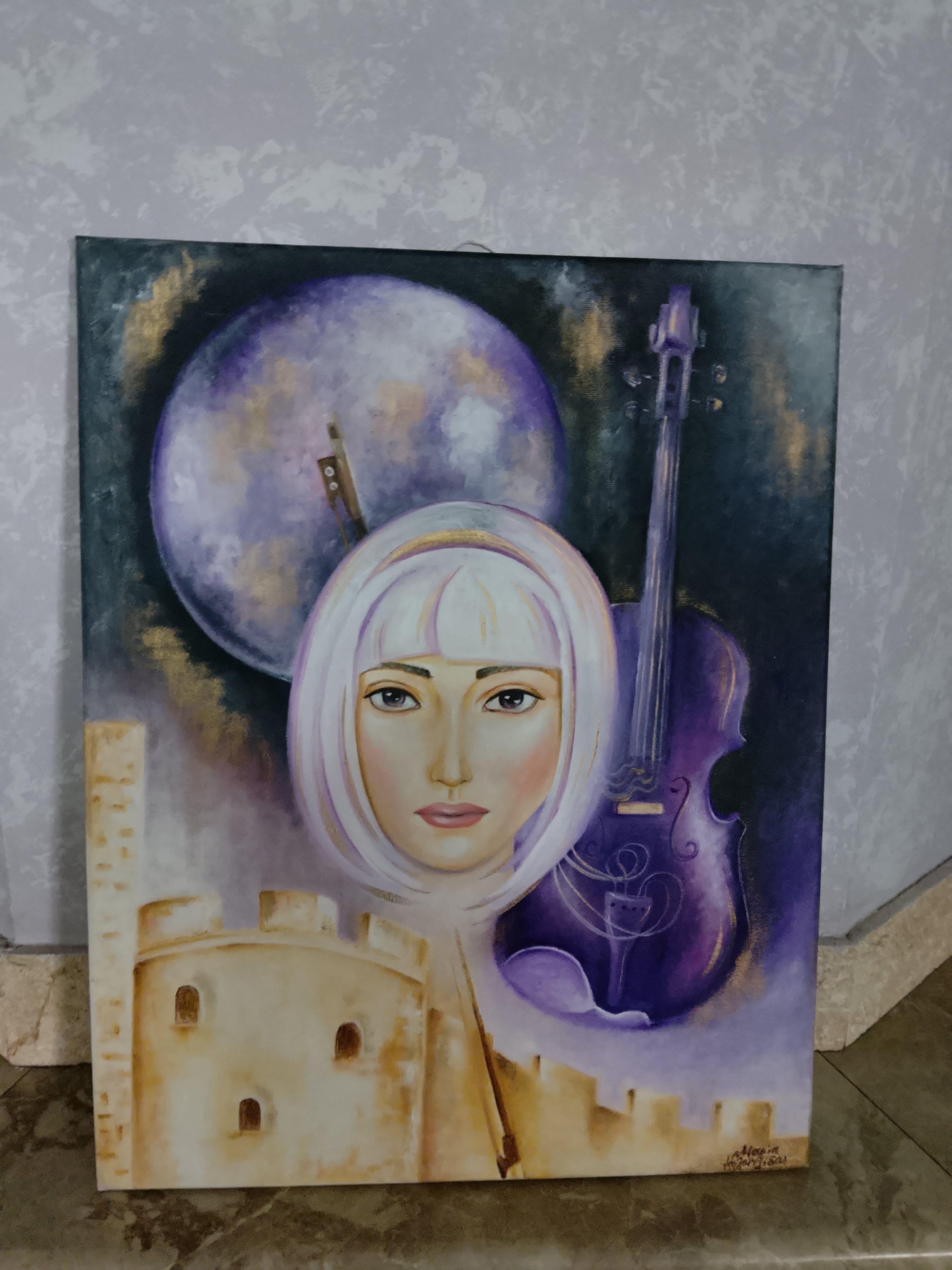 Handmade  Oil Painting Wall Art Thessaloniki