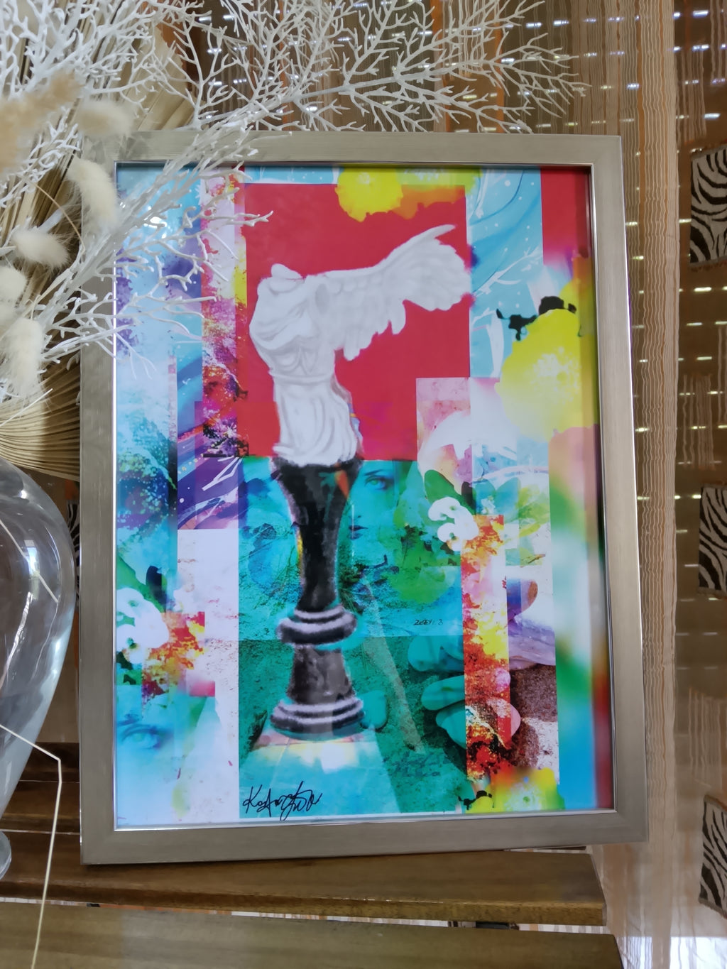 Nike of Samothrace Digital Wall ART