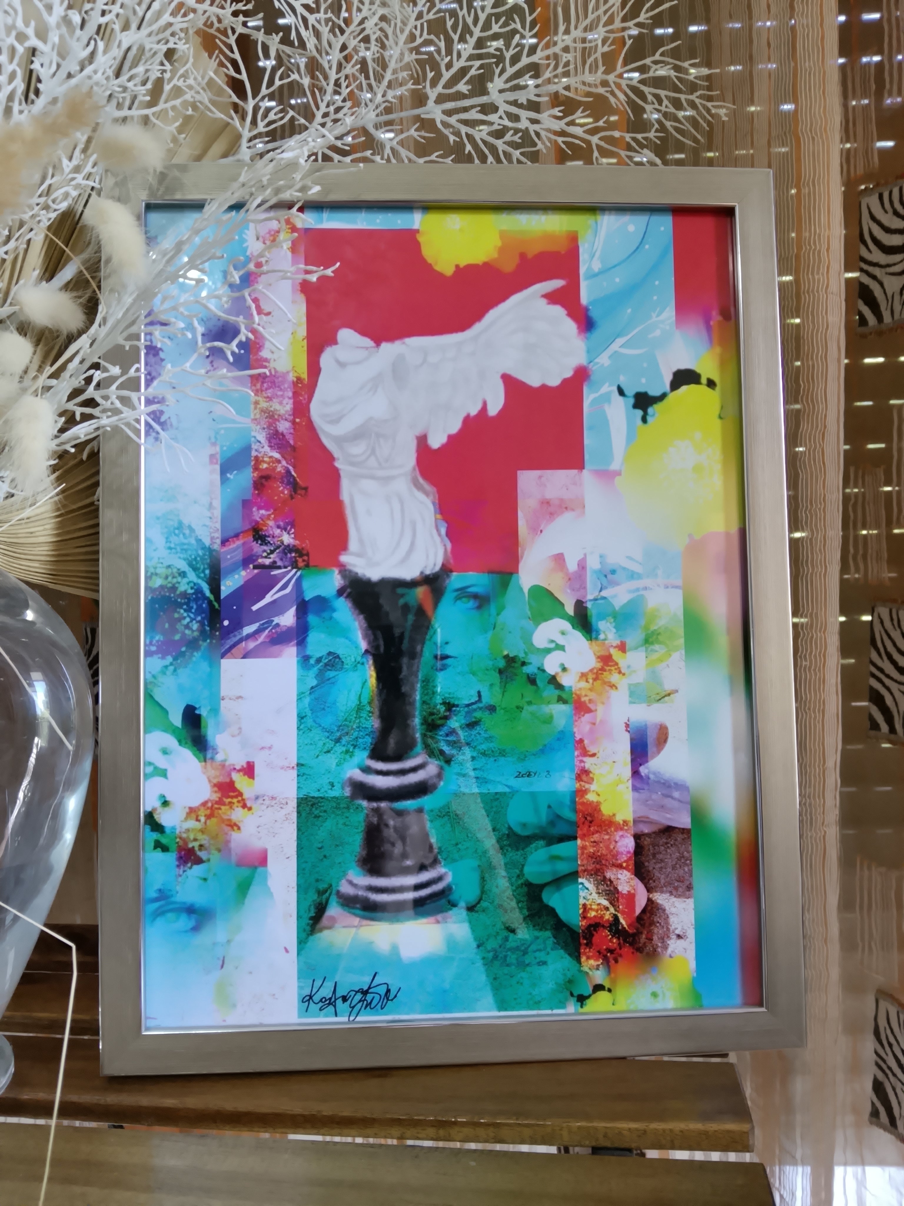 Nike of Samothrace Digital Wall ART