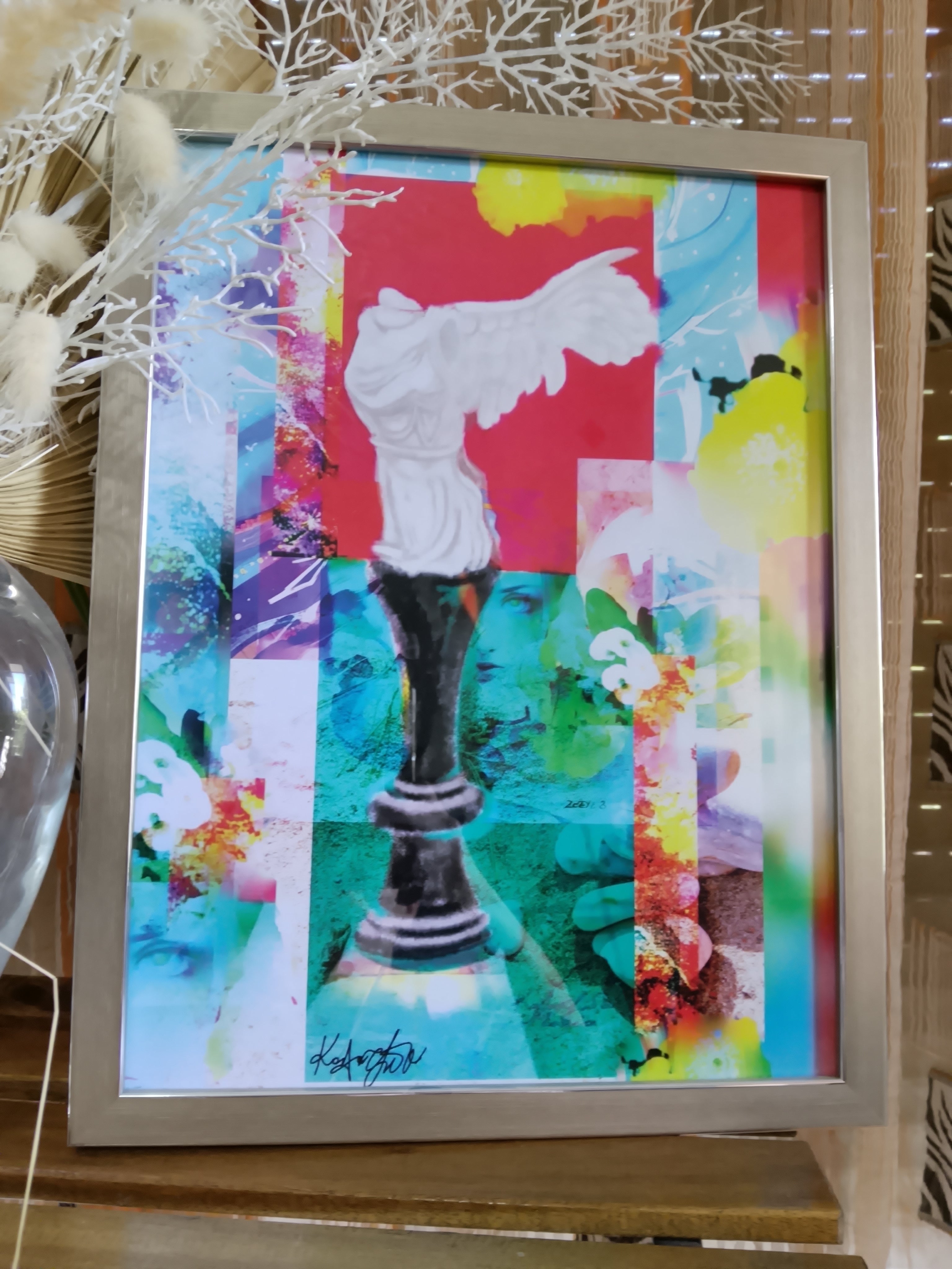 Nike of Samothrace Digital Wall ART