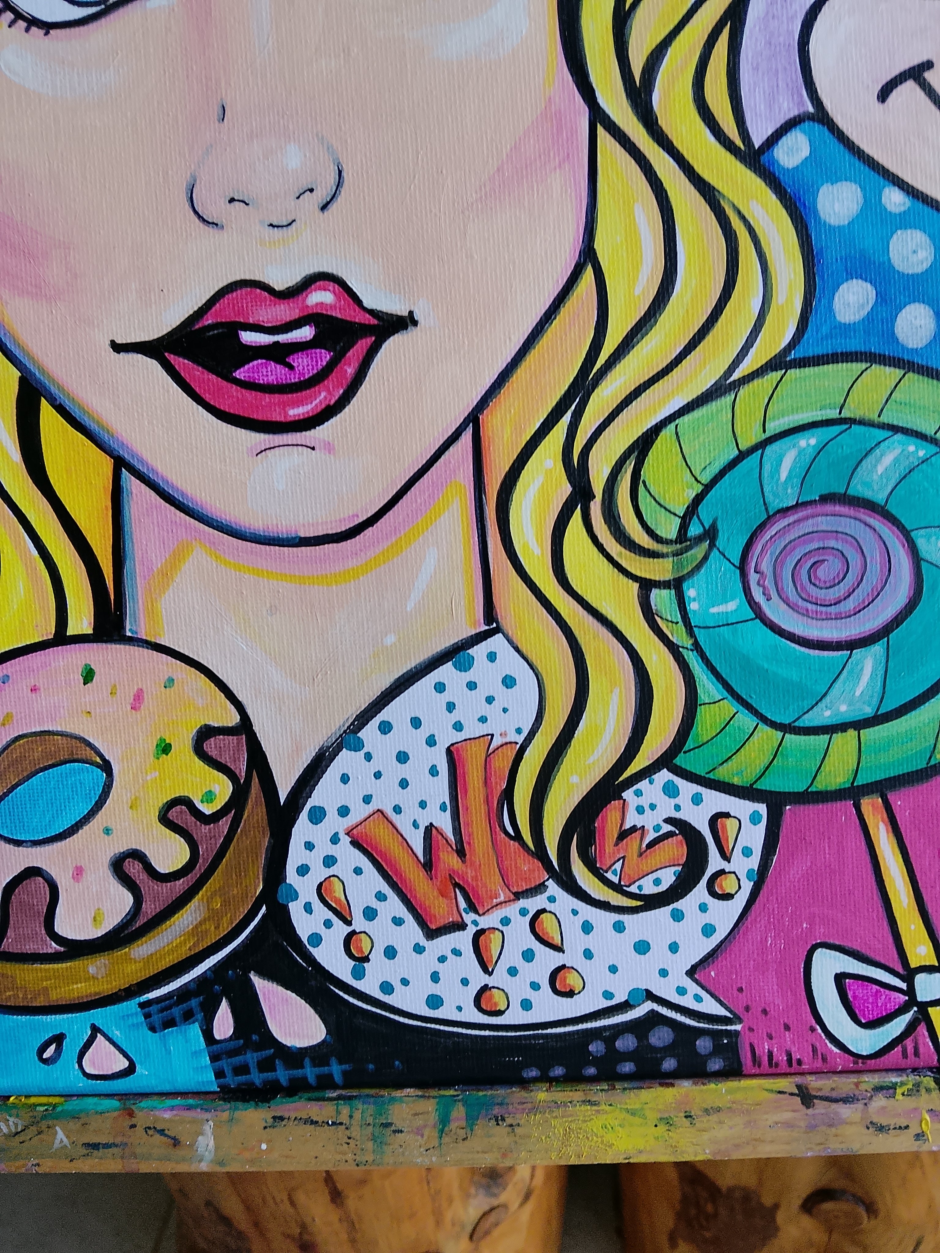 Handmade Painting Pop Art Wall Art