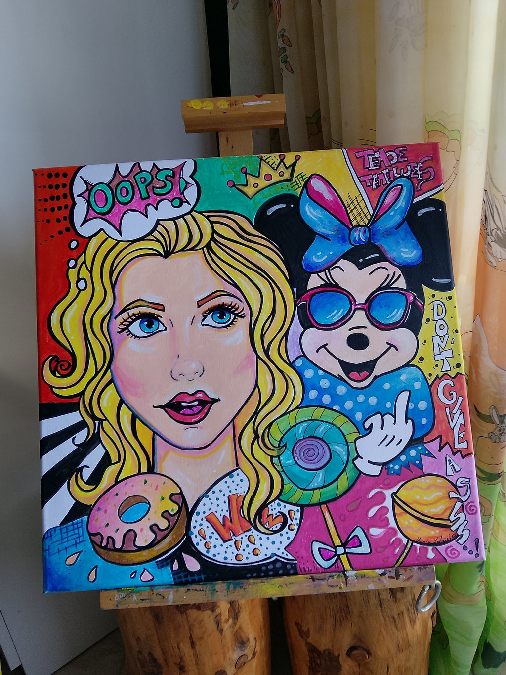 Handmade Painting Pop Art Wall Art