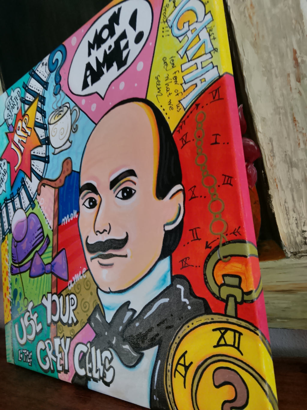 Poirot — Original Pop Art Painting