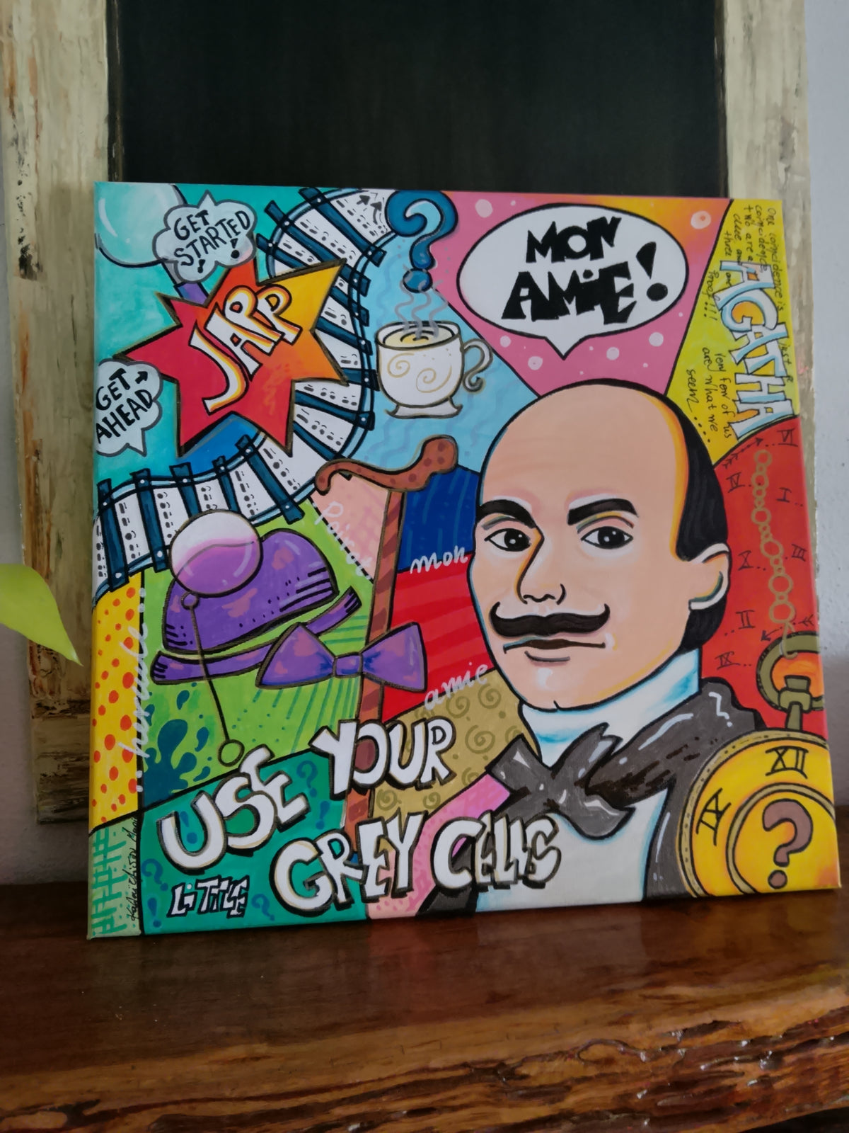 Poirot — Original Pop Art Painting