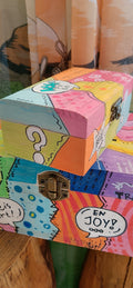 Pop Art Hand Painted Wooden Boxes