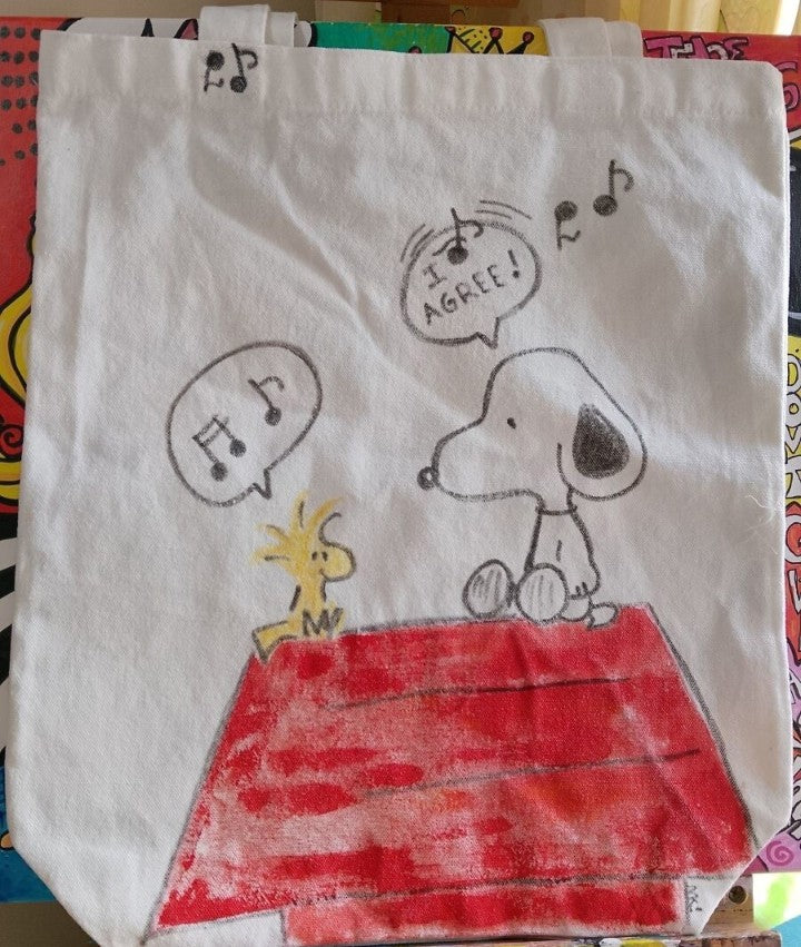 Snoopy Wall Art Mug And Shopping Bag