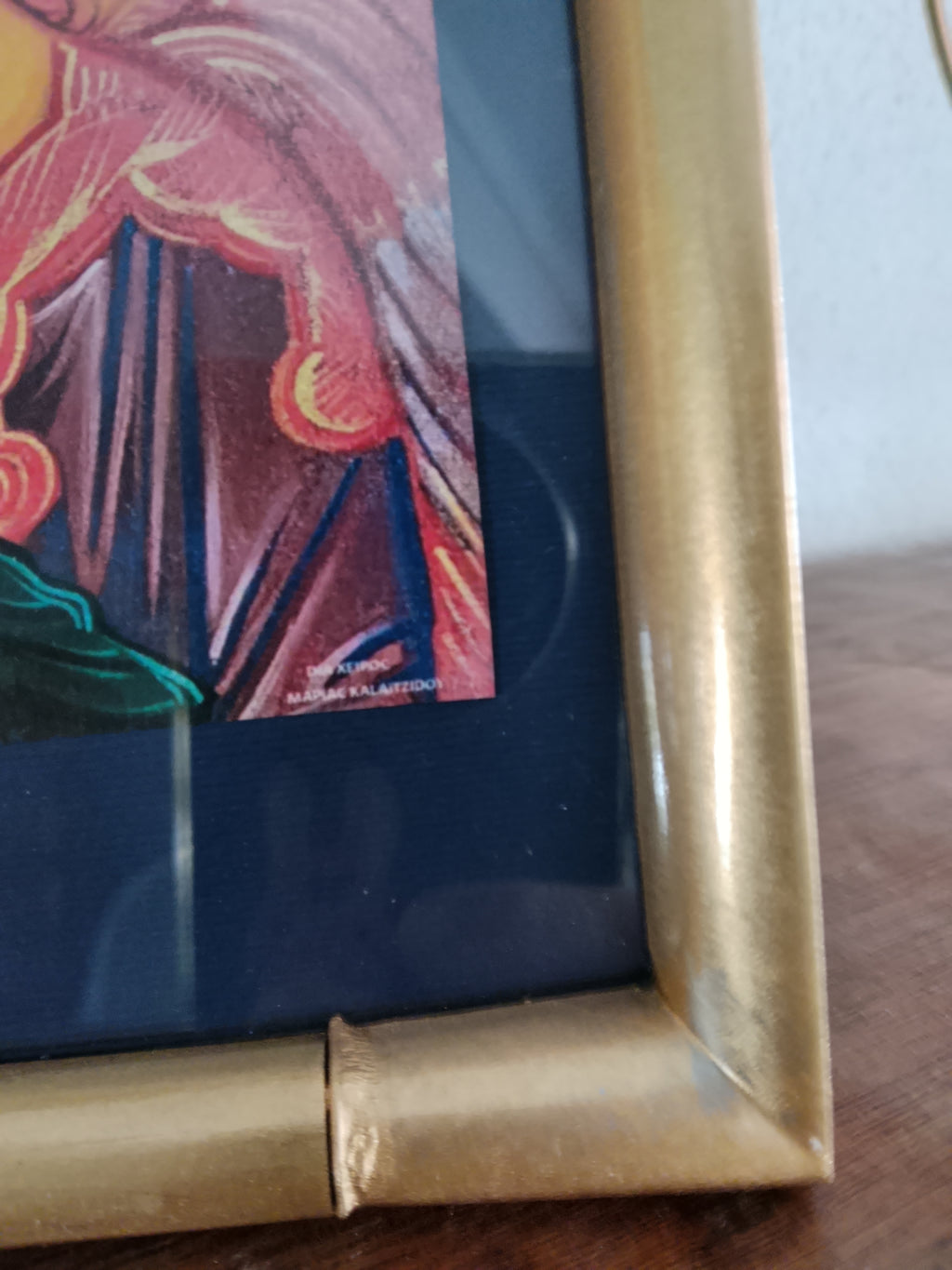 Byzantine Icon Mother Mary With Jesus And The Αrchangels