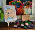 Wood Art Decor Angel Wooden Box Costers