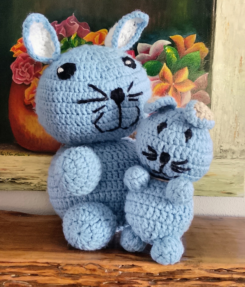 Handmade Knitted Bunnies