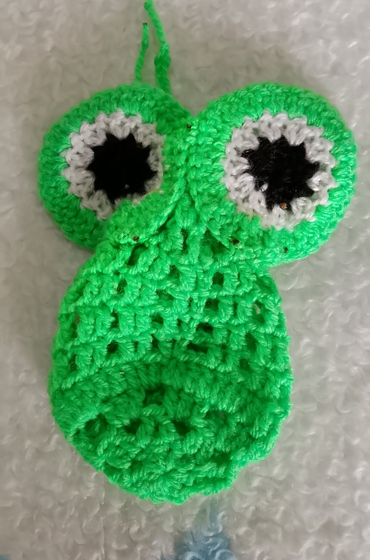Handmade Frog Baby Beanie Pouch And Purse