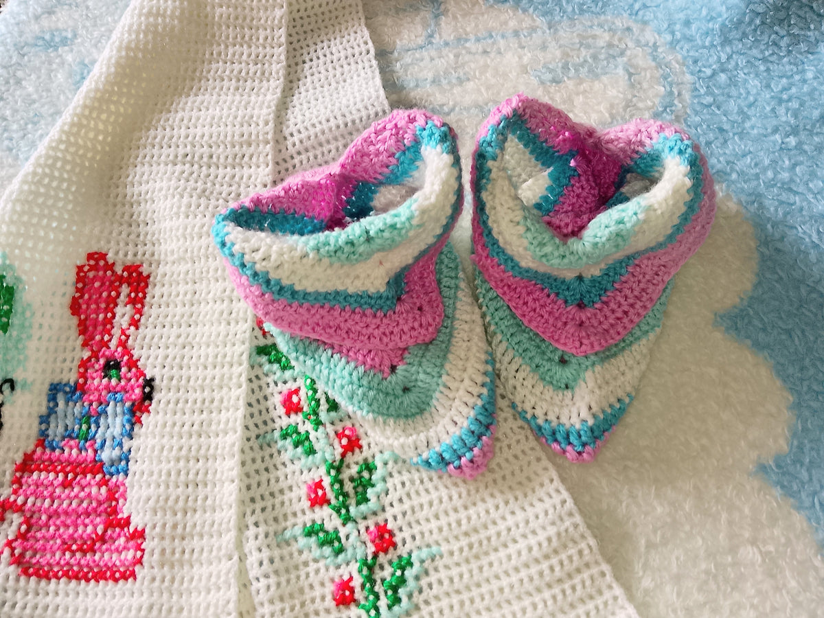 Handmade Scarf And Booties