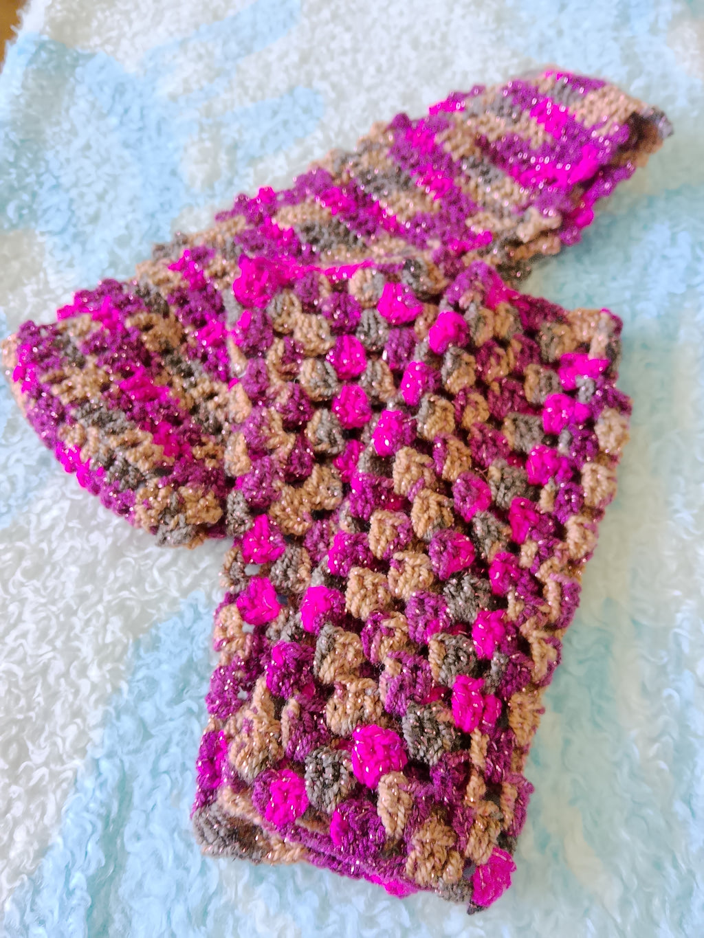 Handmade Hair Ribbon And Hand Warmers
