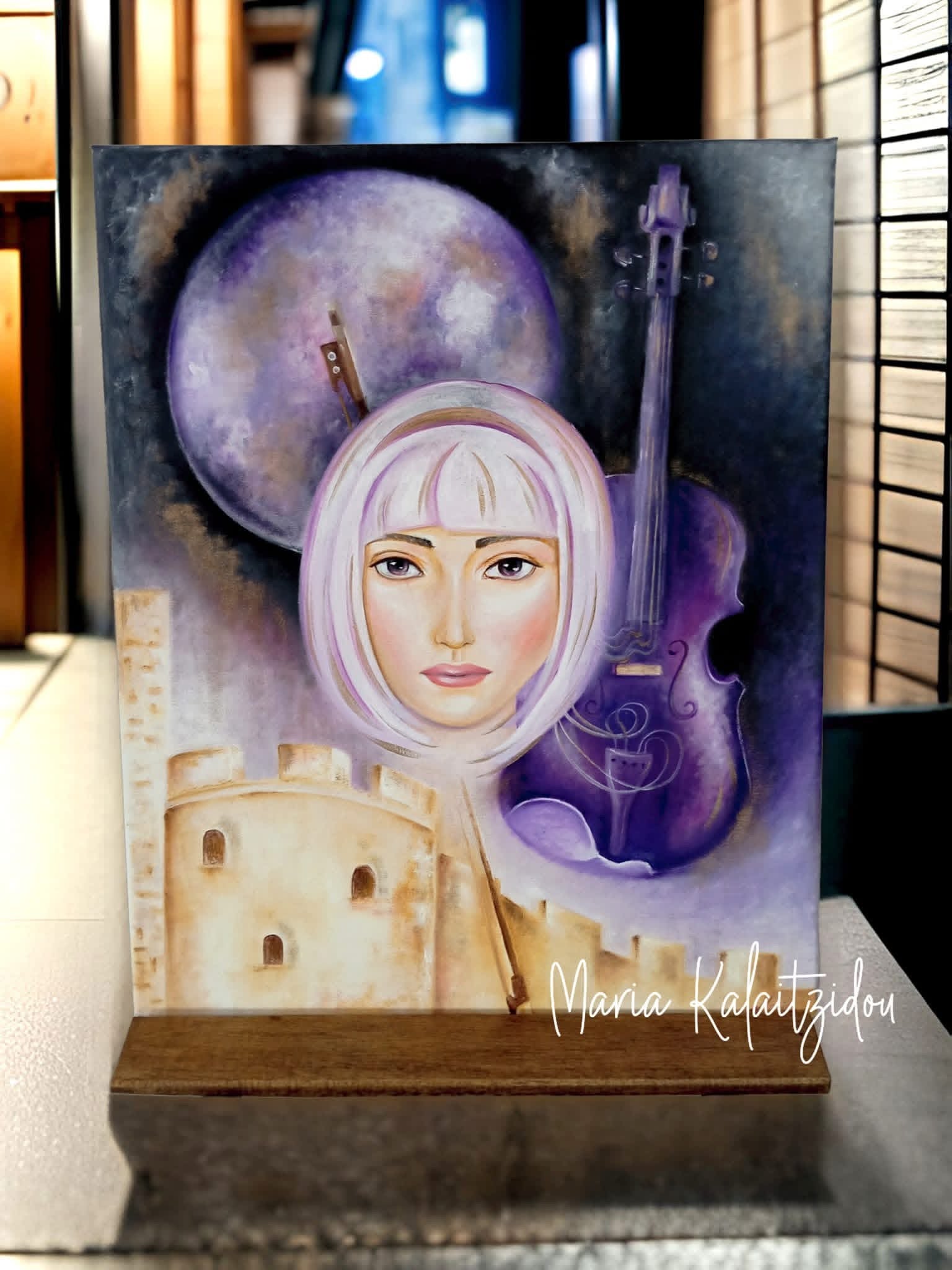 Handmade  Oil Painting Wall Art Thessaloniki