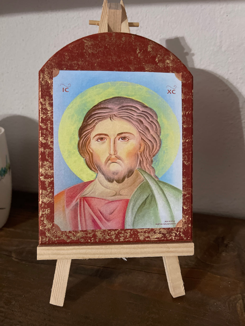 Byzantine Icon of Mother Of God And Jesus Christ