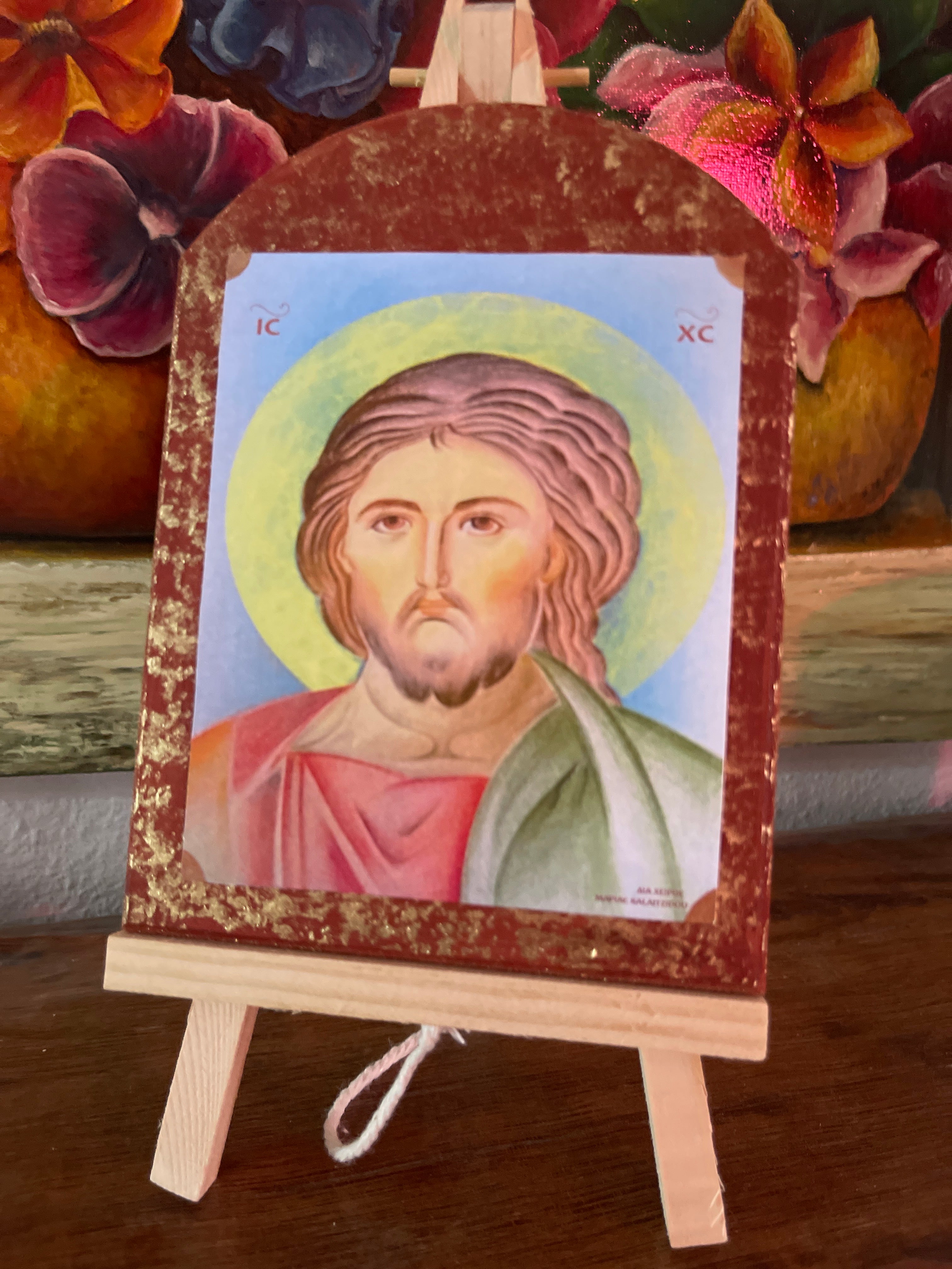 Byzantine Icon of Mother Of God And Jesus Christ