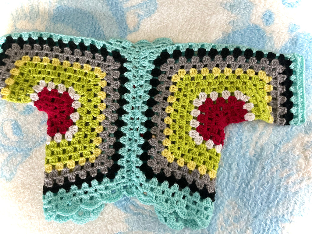 Colourful Knitted Baby Jacket
