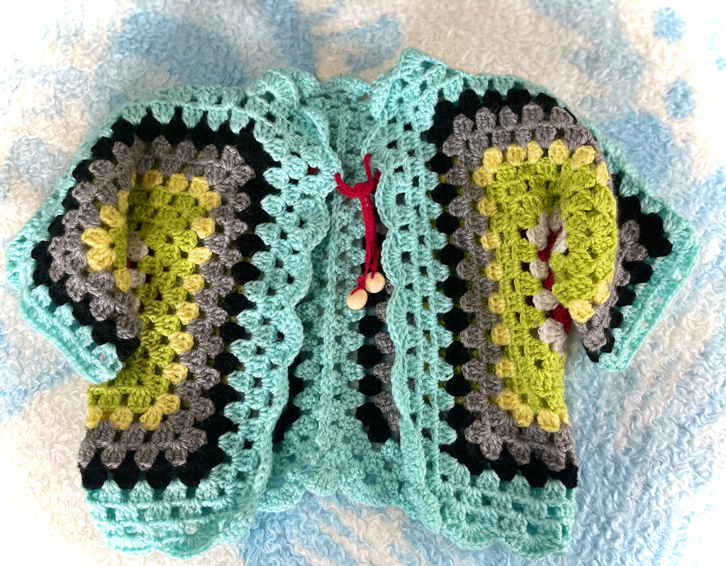 Colourful Knitted Baby Jacket