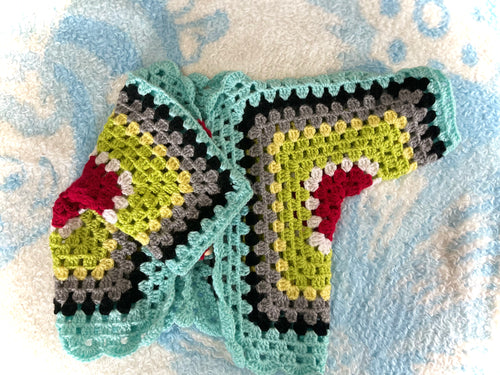 Colourful Knitted Baby Jacket
