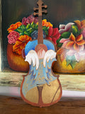Wooden Violin Decor
