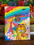 Garfield Acrylic Wall Art Handmade Painting
