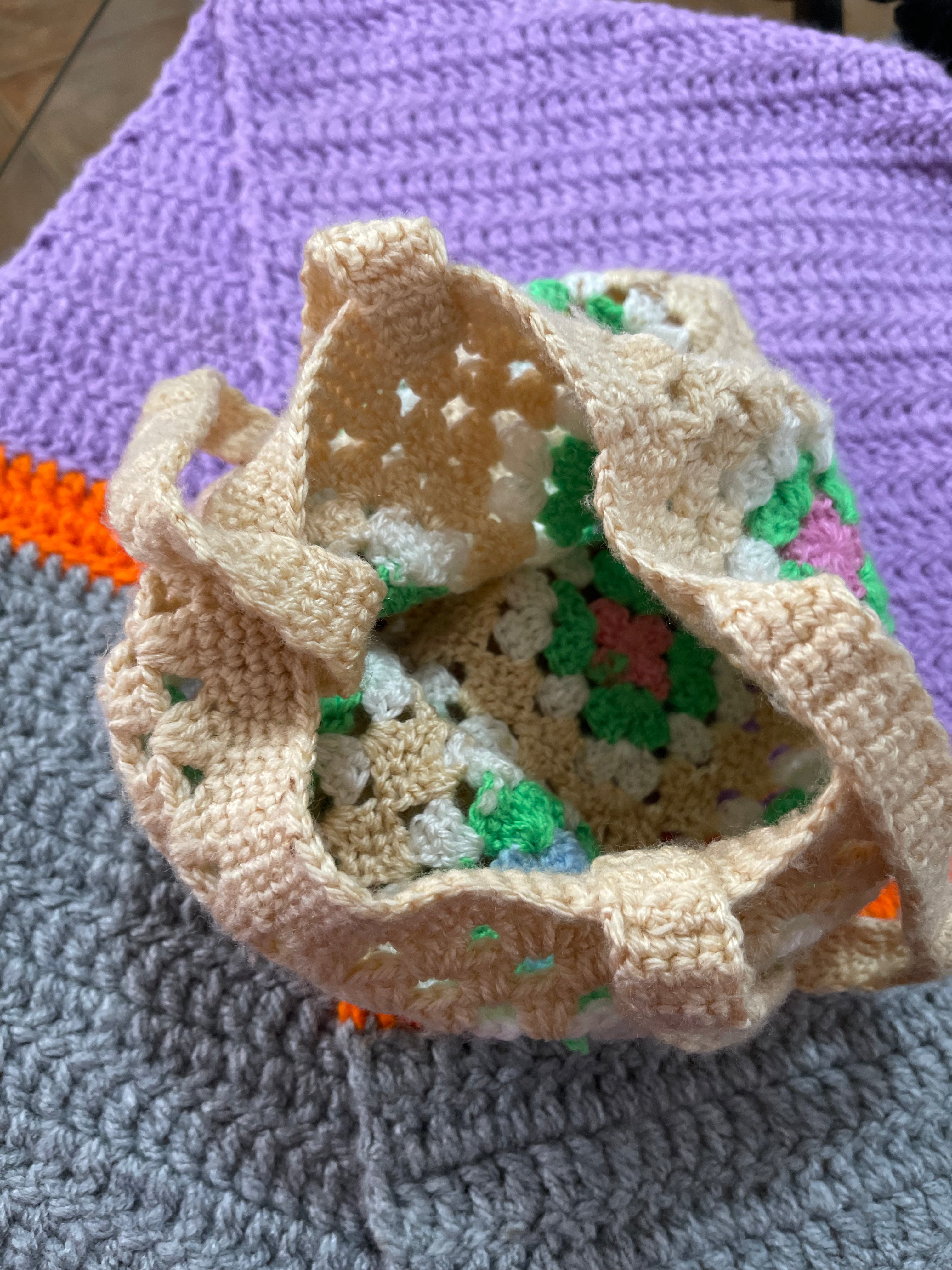 Handmade Knitted Bag