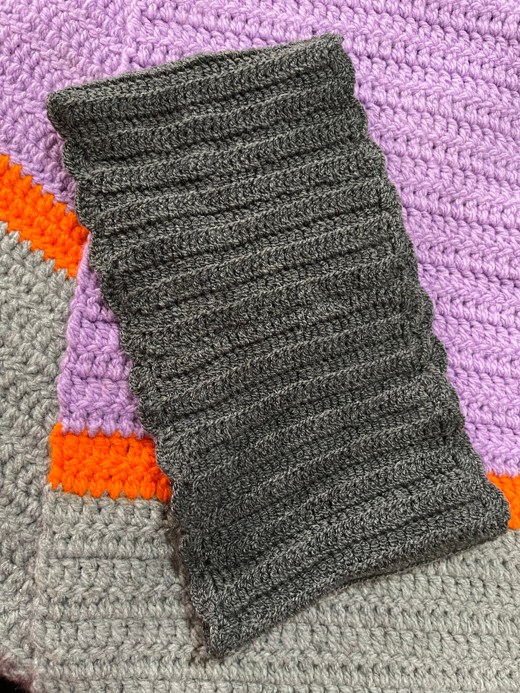 Handmade Knitted Cap And Scarf.