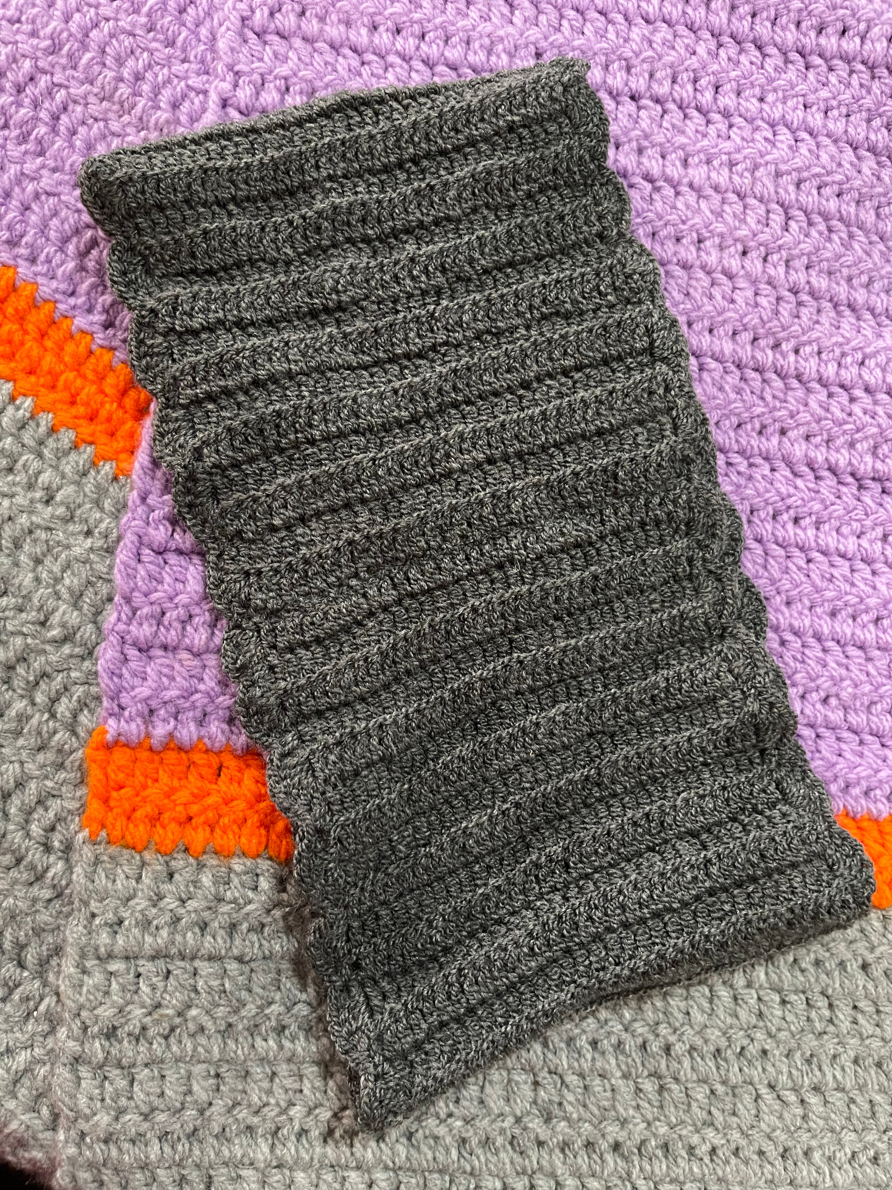 Handmade Knitted Cap And Scarf.