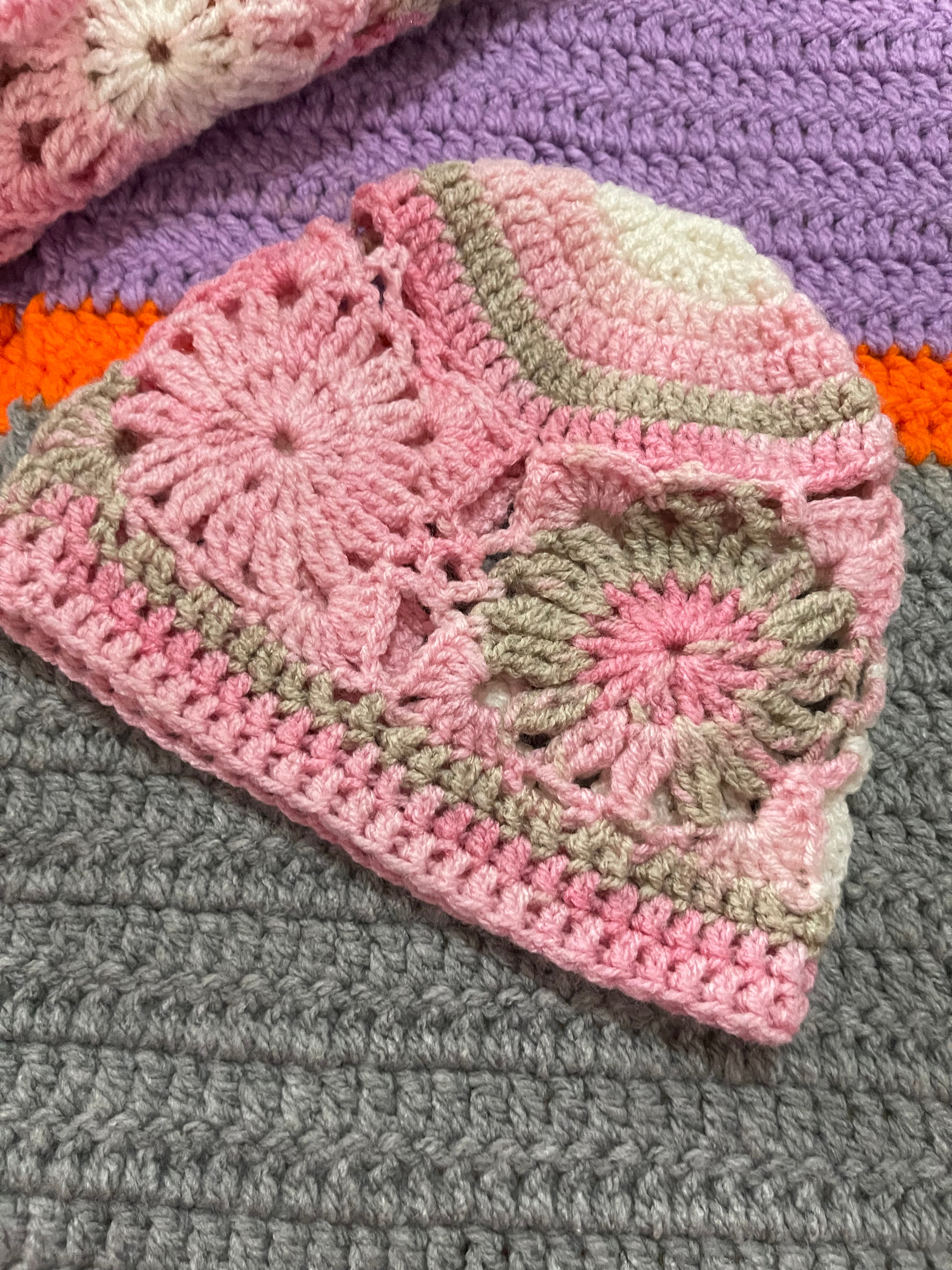 Handmade Knitted Baby Set vest cap and pouch