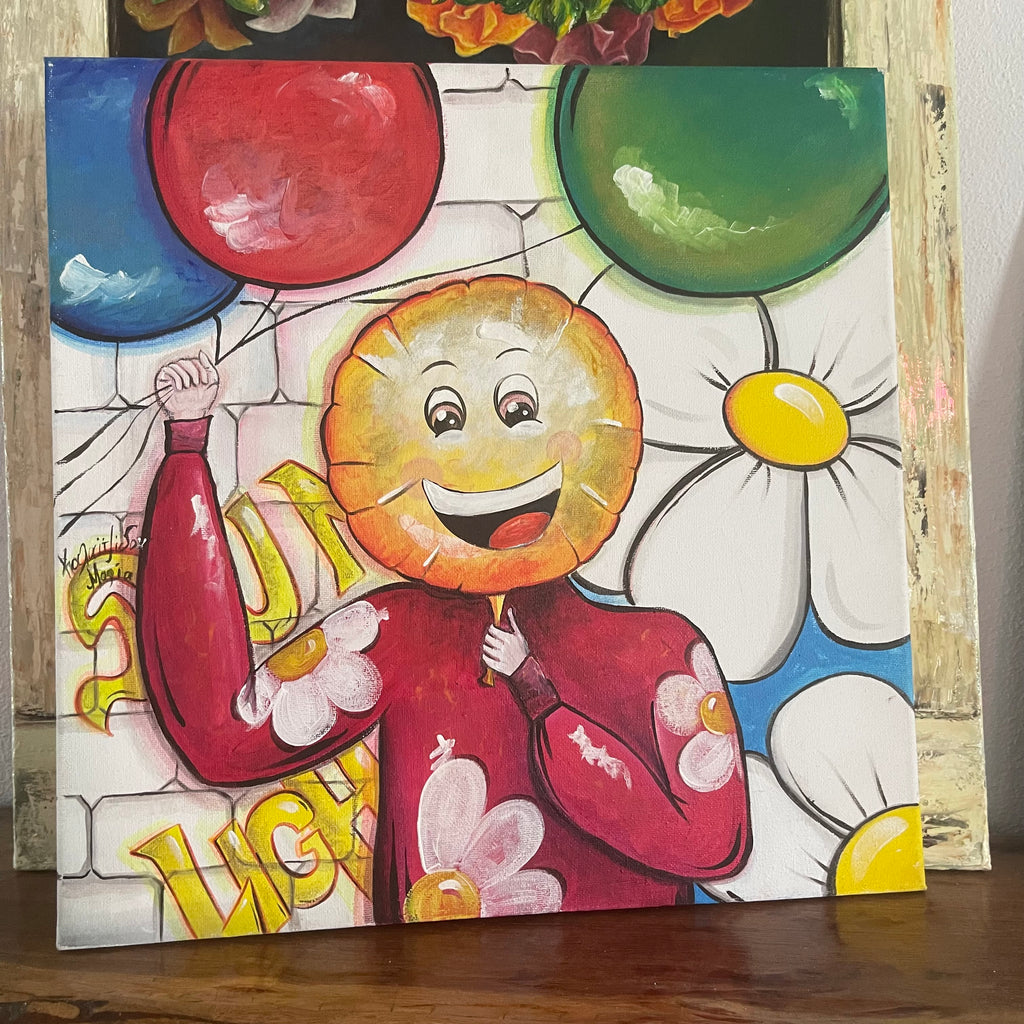 Sunlight - Modern Handmade Canvas Wall Art