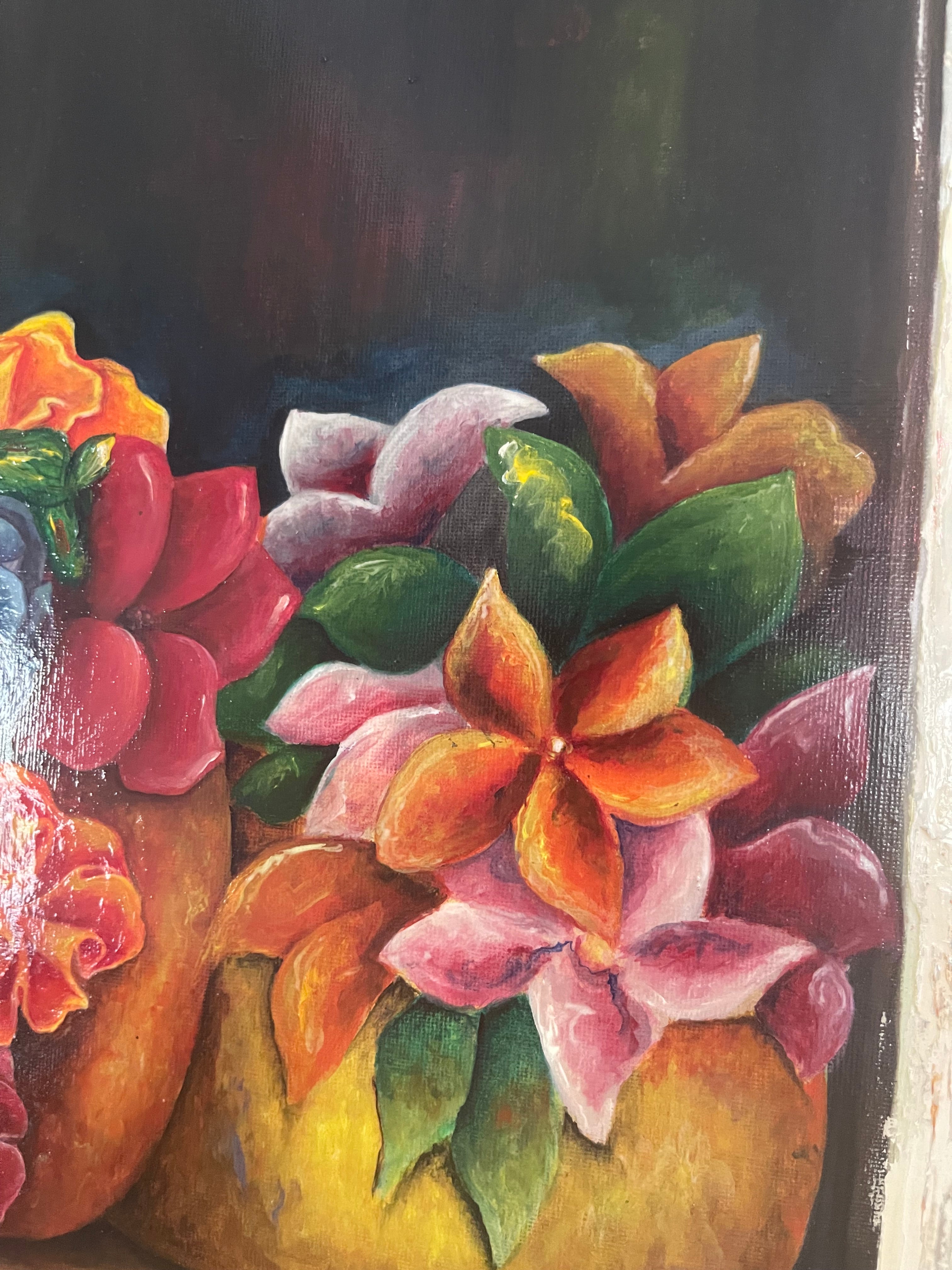 Toscane Window Oil Handmade Panting Wall art