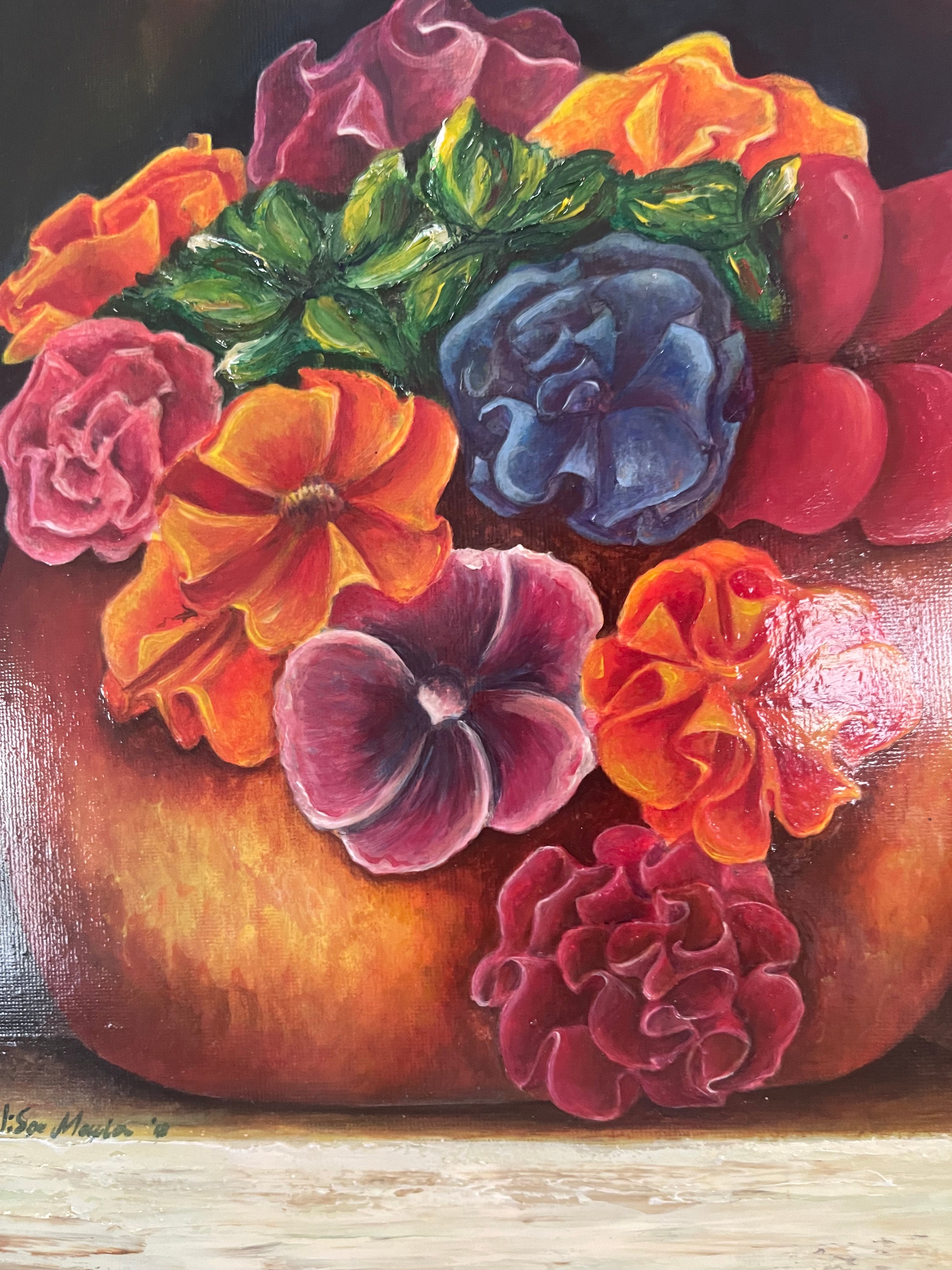 Toscane Window Oil Handmade Panting Wall art