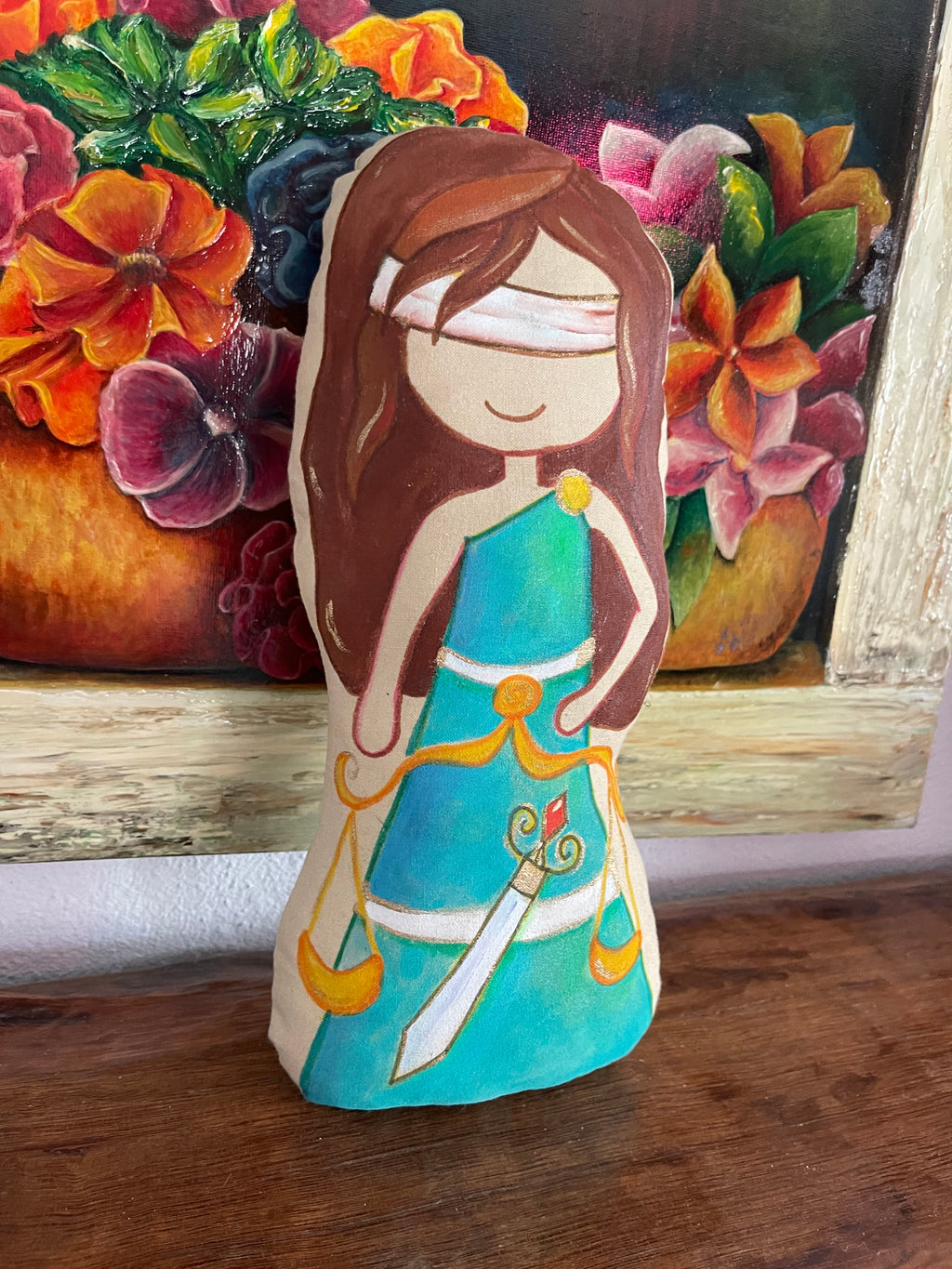 Greek Mythology Heroes Handmade Pillow Themis