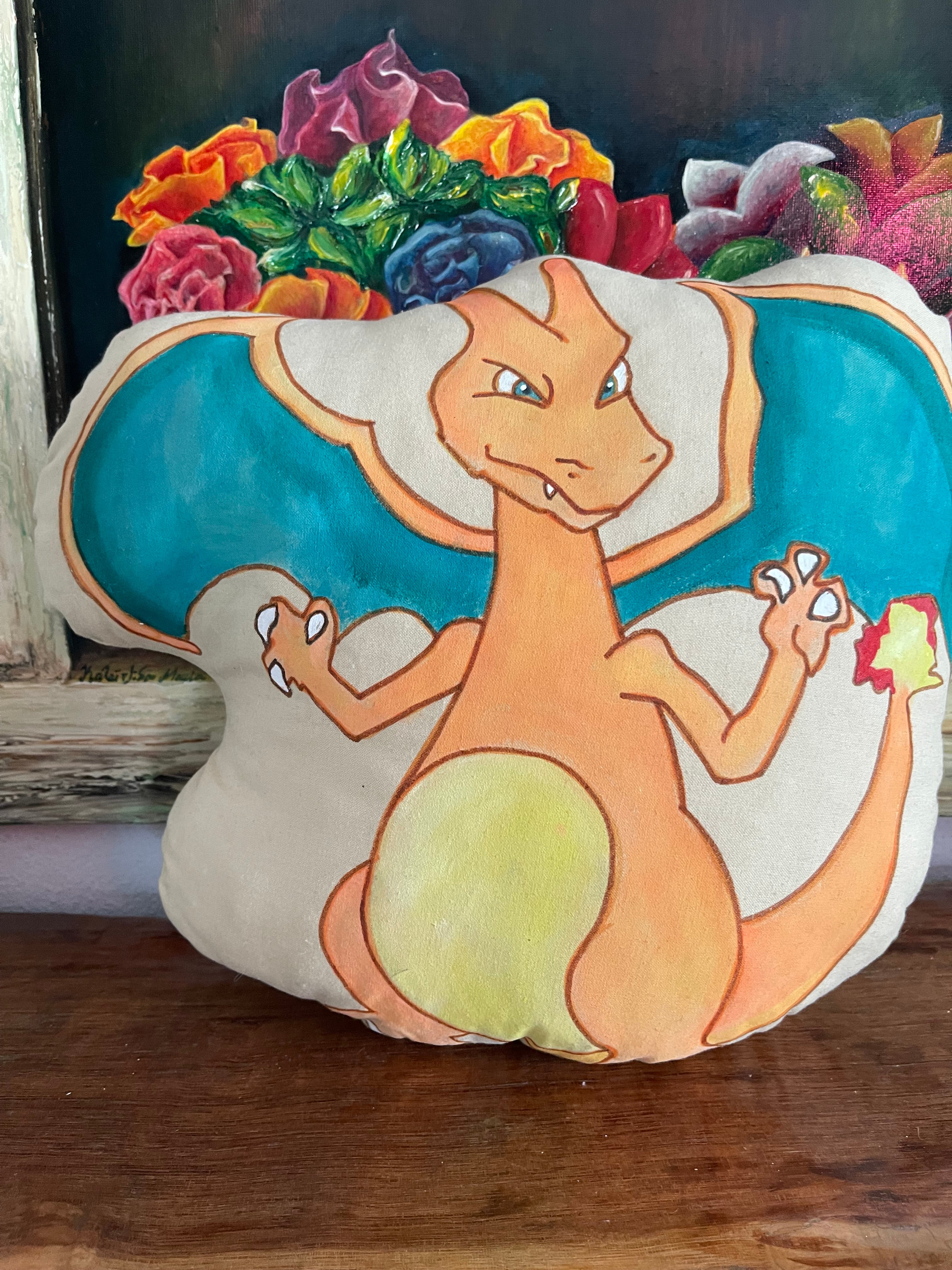 Charizard Pokemon Handmade  Pillow