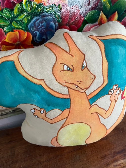 Charizard Pokemon Handmade  Pillow