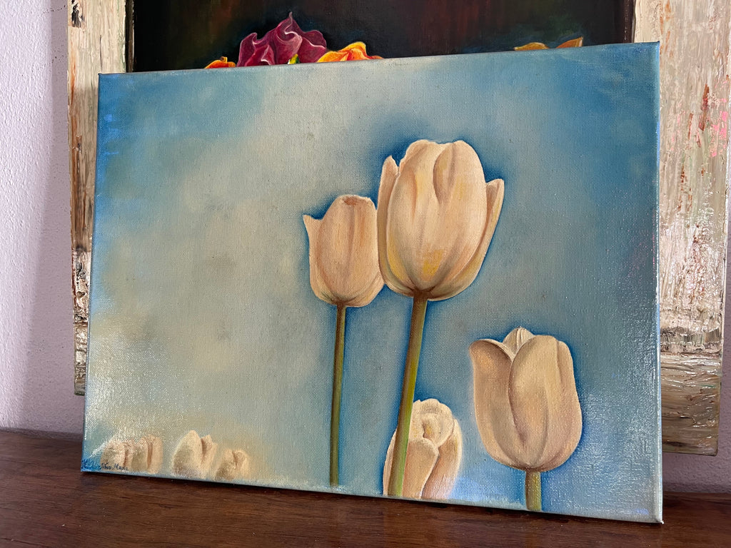 Tulips Handmade Oil Painting