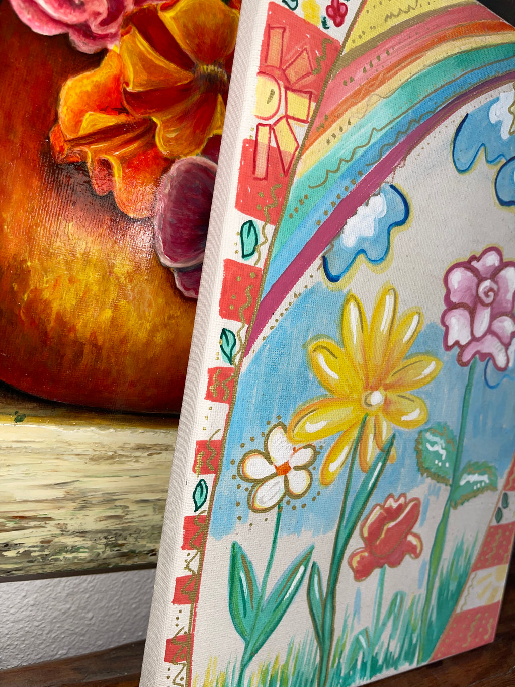 Spring Marker Handmade Painting