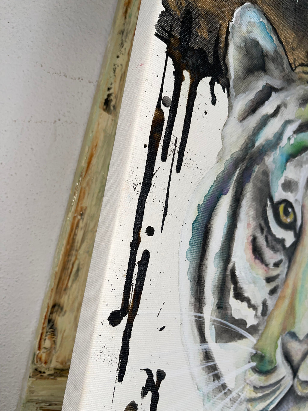 Tiger Handmade Aquarelle Painting