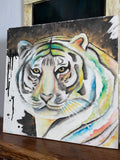Tiger Handmade Aquarelle Painting