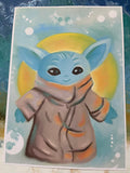 Baby Yoda Digital Art Print