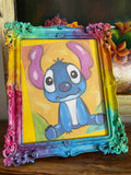 Stitch Digital Art Print And Frame