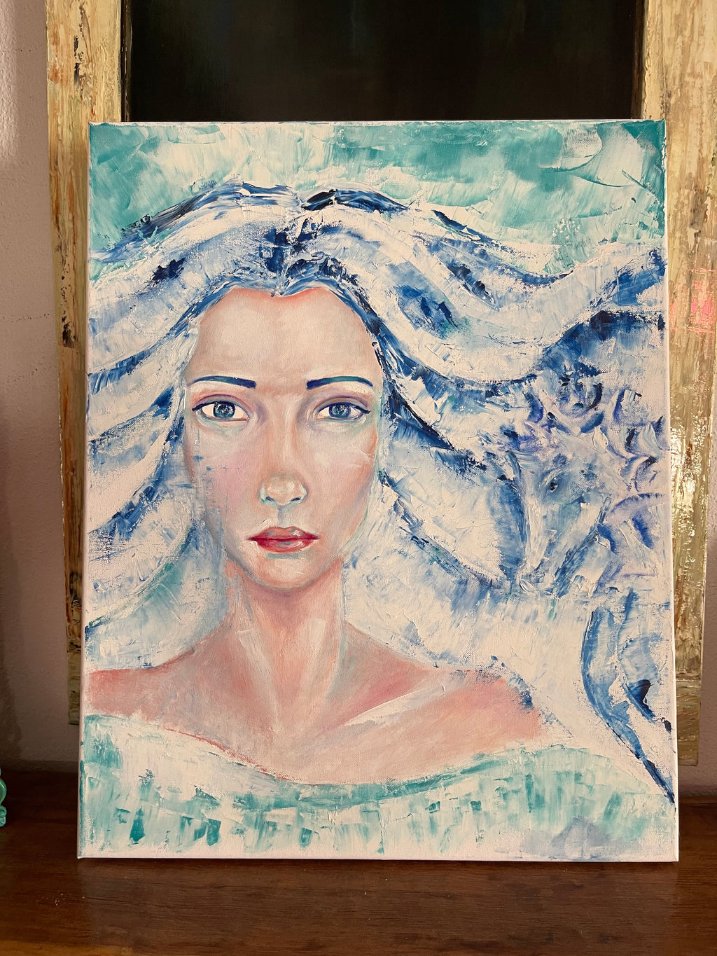 Kastalian Spring Handmade Oil Painting