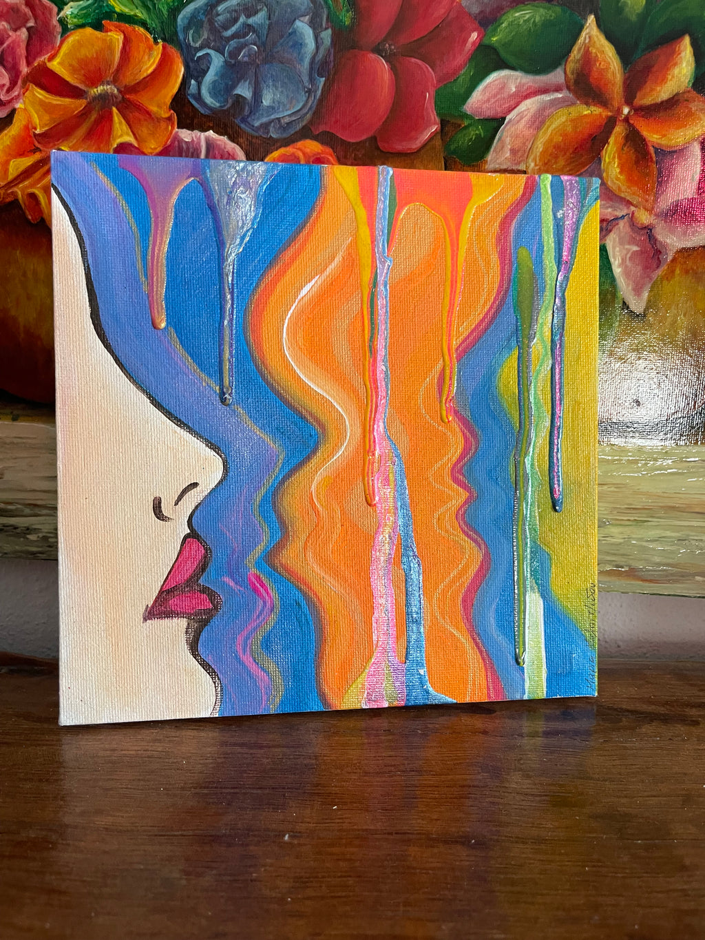 Pop Art Acrylic Handmade Painting Wall Art