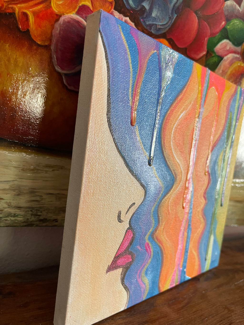 Pop Art Acrylic Handmade Painting Wall Art